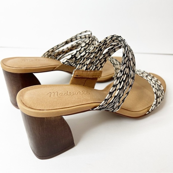 Madewell Meg Sandal Snake Embossed Leather Size 7 - Picture 5 of 7